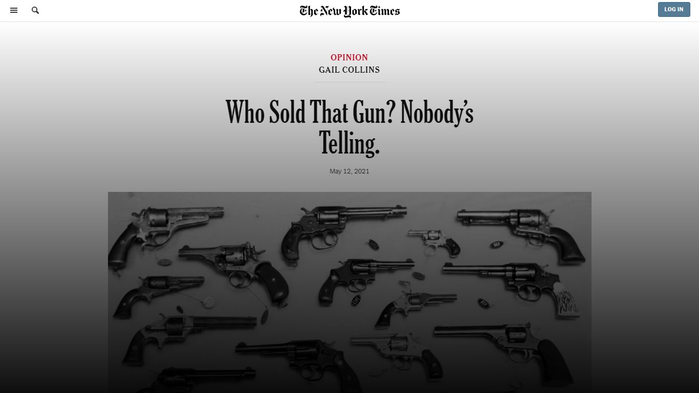 Who Sold That Gun? Nobody’s Telling. - The New York Times
